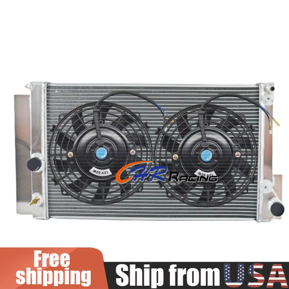 铝制散热器+风扇适用于丰田卡罗拉 iM/Scion iM 2ZR-FE 1.8L VVTi 2016-2018 — 第 1/4 张图片