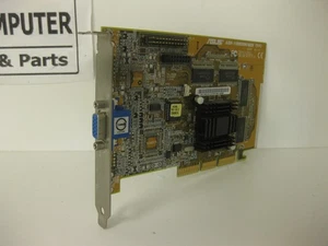 Tarjeta de gráficos de video vintage ASUS V3800M 32M NVIDIA RIVA TNT2 AGP - Imagen 1 de 16