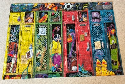 THE LOCKER ROOM (Ravensburger) -- 500 Piece Jigsaw Puzzle -- Complete - Image 1 of 3
