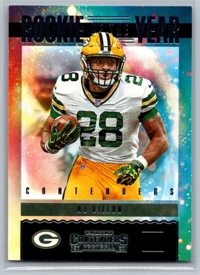2020 Panini Contenders #RY-AJD A.J. Dillon Rookie of the Year Contenders - Image 1 of 2