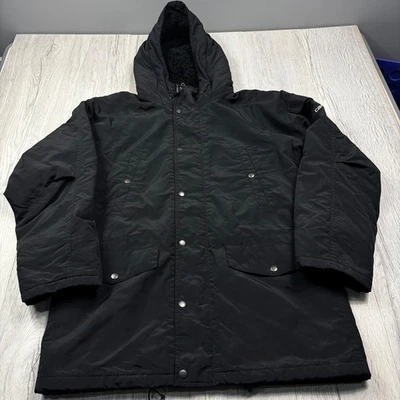 Carhartt Anchorage Men’s Parka black Fur Hood Parka Coat large Winter coat - Image 1 of 4