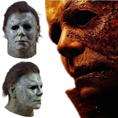 Deluxe Michael Myers Maske Halloween Latex Kopf Erwachsenes Kostüm Geschenk L6Y8 - Bild 1 von 4