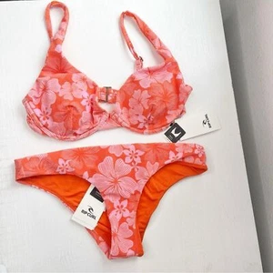 NWT Rip Curl Aloha State 2-Piece Bikini Top And Bottom Size Small - Picture 1 of 6