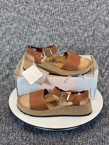 Birkenstock Papillio Glenda Sandal Platform Wedge Size 41 / 10 Pecan - Picture 1 of 9