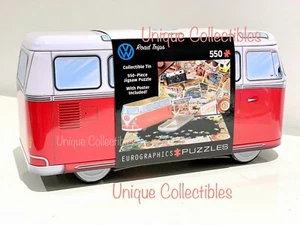 Eurographics 550 piece Volkswagen VW Bus Road Trips in Tin Canister Brand NEW - Picture 1 of 10