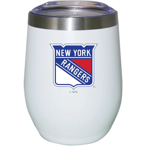 New York Rangers 12oz. Logo Stemless Tumbler Cover