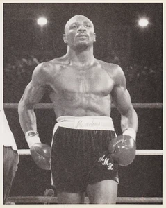 TYP 1: 1985 Pressefoto Mittelgewicht Titel Bout Marvin Hagler .v. Thomas Hearns - Bild 1 von 2