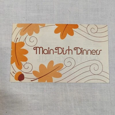 Rare 1950 VTG Bisquick "Main Dish Dinners" Recipes Cookbook Booklet - Image 1 of 4