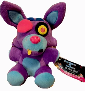 FNAF Five Nights at Freddy's Blacklight Purple Foxy Plush New In Hand - Picture 1 of 6