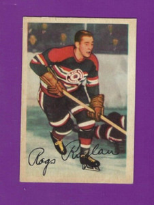 1953-54 Parkhurst hockey card #79 Clarence "Rags" Raglan Chicago Blackhawks EXMT
