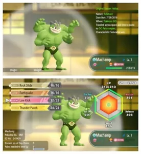 Pokémon Let's Go Pikachu & Eevee 🙂 GLÄNZEND 🙂 ANPASSBAR MACHAMP 🙂 SCHNELLE LIEFERUNG 🙂 - Bild 1 von 2