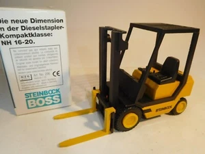 ++ G1744 1:25 NZG 296 Steinbock Boss NH 16 Fork Lift NEU OVP - Picture 1 of 7