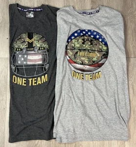 Under Armour Lot of 2 Wounded Warrior Project Men's T Shirts One Team Size XL - Picture 1 of 18