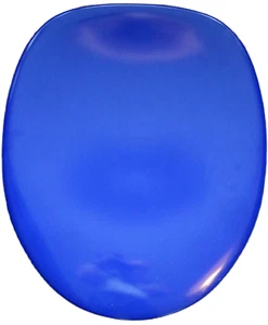 Pressalit Zaga Luxus WC-Sitz in BLAU (RAL 5002) mit Edelstahlscharnieren 314188 - Bild 1 von 5