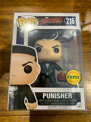 Rare Chase Punisher Daredevil 216 Funko Pop Vinyl in Protector - Image 1 of 4