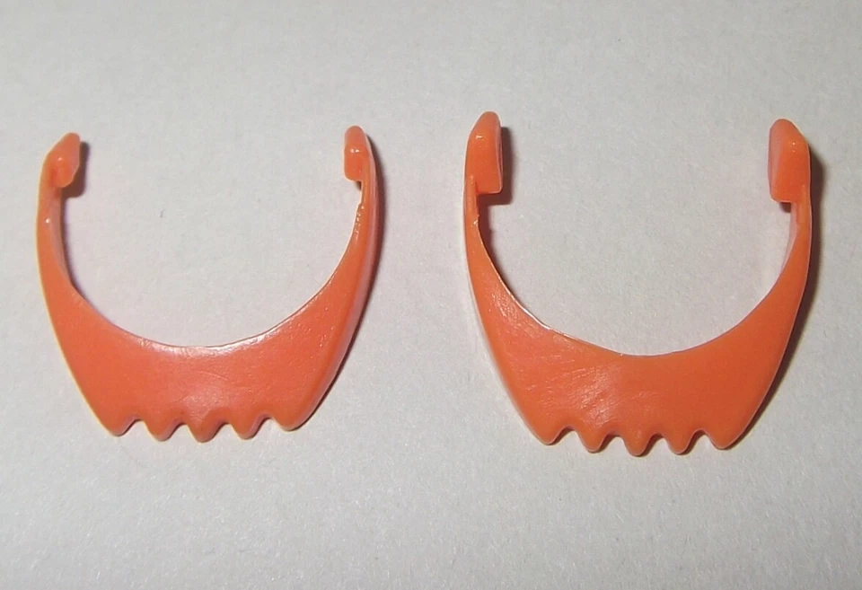 02514, Bart, Kinnbart, zackig, orange - Bild 1 von 1