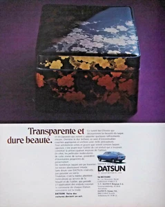 PUBLICITÉ DE PRESSE 1973 DATSUN 120A COUPÉ NISSAN MOTOR - Sté RICHARD - Imagen 1 de 1