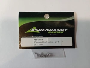 ASCENDANCY ASD-01008 EFFORTLESS CLUTCH SPRINGS -QTY 4 ( 1,1 ) SILVER - Picture 1 of 2