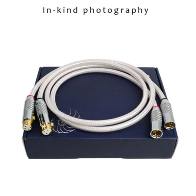 XLR Audio Cable MPS M-8 Male to Female for Microphone Mixer Carbon Fiber Plug - Image 1 of 4