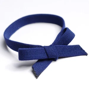 1Pcs Solid Color Bow Knotted Hair Rubber Band Hair Ties High Elastic Hair Rope - Picture 1 of 18