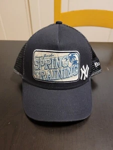 New York Yankees Spring Training Trucker Hat Adjustable Women's OSFM Navy Blue - Picture 1 of 4