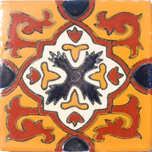90 Mexican Tiles Talavera Ceramic Handmade Mexico #C026 - Picture 1 of 2