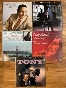 Tony Bennett Vinyl 5 Lot Lp Record Many Moods All In Excellent Shape I Left My - Bild 1 von 17