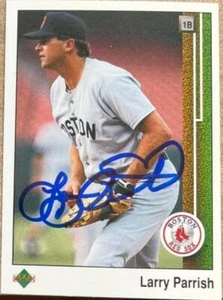 Larry Parrish Autographed 1989 Upper Deck #36 - Picture 1 of 1