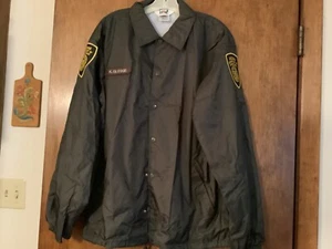 Corrections Personnel Wind Jacket Medium Nylon Fleece Lined New Star - Picture 1 of 4