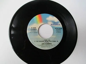 7" Vinyl 45 Record Jan Hammer Miami Vice Theme - Imagen 1 de 1