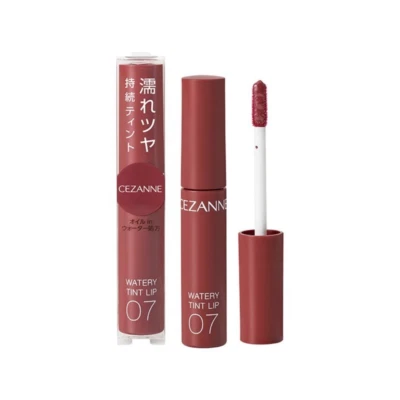 [ Closeout SALE]CEZANNE Watery Tint Lip Glossy Lip Tint Liquid Lipstick 4.0g