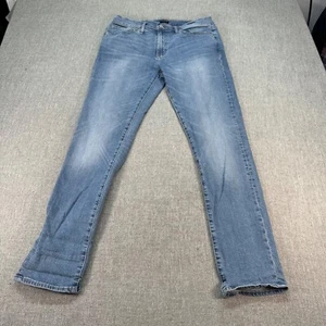 J Crew Flex Jeans Mens 33x32 Slim Straight Stretch Light Wash - Picture 1 of 10