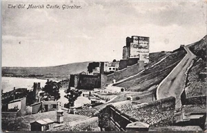 Postal antigua del castillo morisco de Gibraltar B115 - Imagen 1 de 2