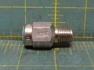 Amortiguador de presión de acero inoxidable ChemiQuip Products 25SE 1/4" MNPT a FNPT - Imagen 1 de 2