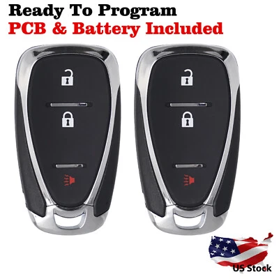 2 PARA 2016-2020 CHEVROLET SPARK SMART CHAVEIRO REMOTO ENTRADA SEM CHAVE HYQ4AA - Imagem 1 de 4