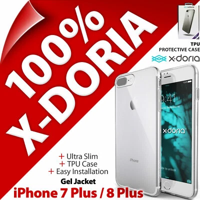 X-Doria Gel Jacket Slim Protection Case Cover for Apple iPhone 7 8 Plus (5.5") - Image 1 of 4