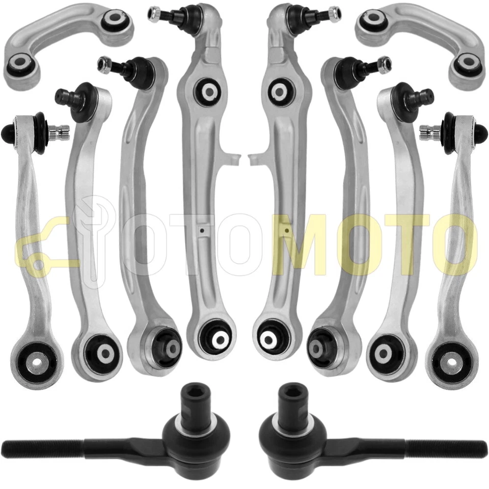 AUDI A8 4E VW PHAETON 3D KIT TRIANGLE BRAS DE SUSPENSION ROTULE BIELLETTE AVANT - Photo 1/1