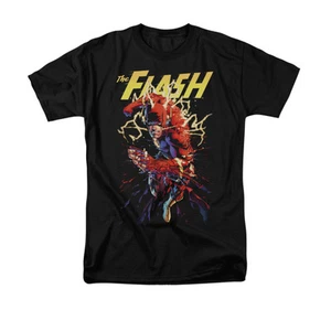 THE FLASH RIPPING APART DC COMICS Licensed Adult Men's Graphic Tee Shirt SM-6XL - Picture 1 of 2
