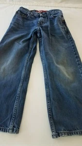 LEVIS BOYS JEANS SIZE 8 BLUE DENIM PANTS W 24 L 22 569 - Picture 1 of 9