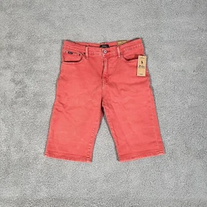Polo Ralph Lauren Sullivan Slim Shorts Big Boy's Size 18 Finn Red Denim $49 NWT - Picture 1 of 12
