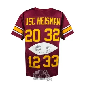USC Heisman Autographed OJ Simpson Allen Garrett Custom Football Jersey PSA/DNA - Picture 1 of 1