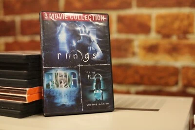 3-Movie Collection: The Ring / The Ring Two / Rings (DVD, 2017, 3-Disc) NEW - Image 1 of 2