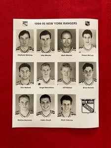 1994-1995 NHL New York Rangers team photos set / 1994 Stanley Cup / Messier - Picture 1 of 1