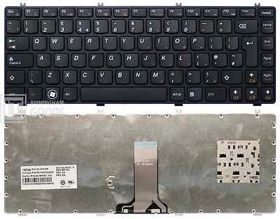 IBM Lenovo IdeaPad Y470 Y471 Y470M Y470N Великобритании клавиатуры 25-200396 PK130KG3A09 - Изображение 1 из 2