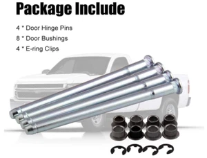 Puerta Pasadores de Bisagra Kit 2 Door 4 Pin para Chevy S10 GMC S15 - Picture 1 of 7