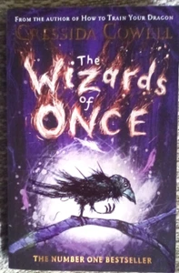 TV BOOK THE WIZARDS OF ONCE 452 PAGES ILLUSTRATED BY CRESSIDA COWELL - Picture 1 of 3