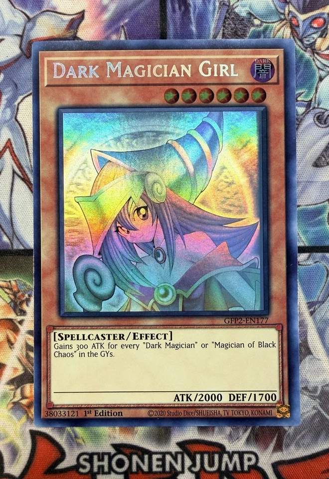 Yugioh: Dark Magician Girl - GFP2-EN177 Ghost Rare - 1st Edition - NM Ghost - Image 1 of 2