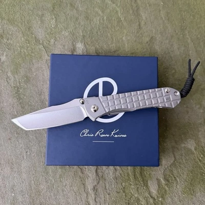 NEW! Chris Reeve Umnumzaan, MEFP Frag Glassblasted Titanium, MagnaCut Tanto - Image 1 of 4