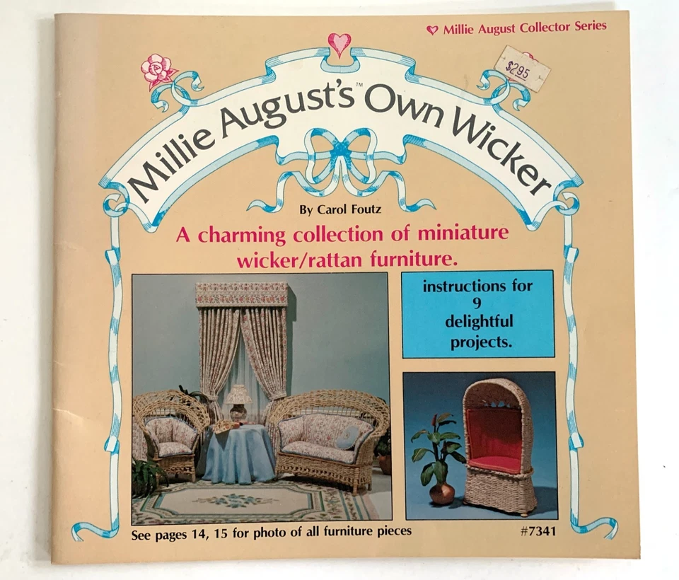 Millie August's Own Wicker Instructions #7341 Carol Foutz - Изображение 1 из 3