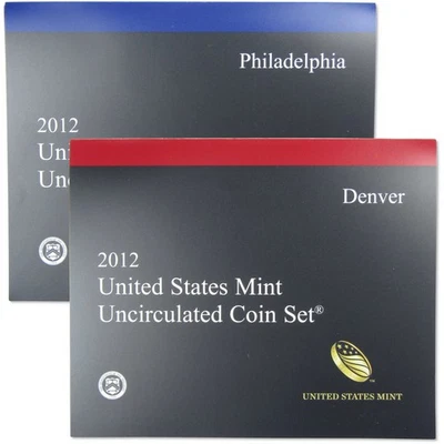 2012 Uncirculated Coin Set U.S Mint Government Packaging OGP COA - Image 1 of 4